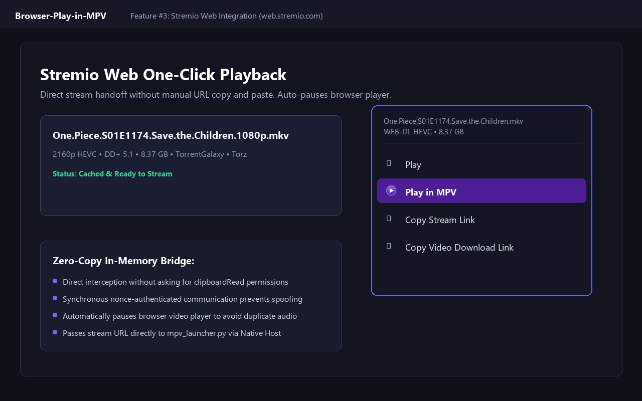 Stremio Web Menu